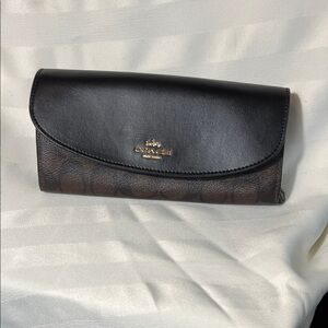 Coach Black and Brown Wallet